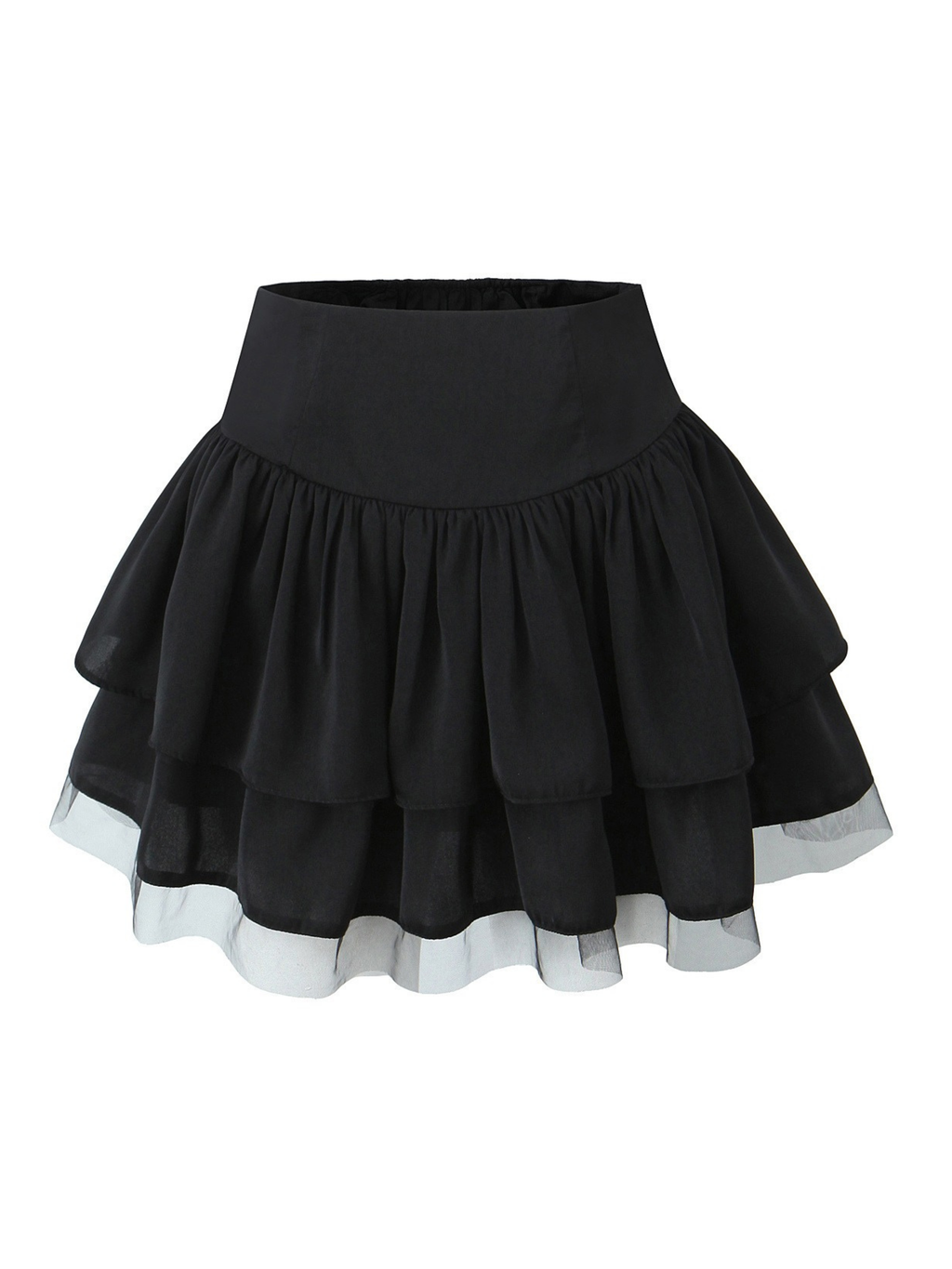 Samira Layered Ruffle Mini Skirt