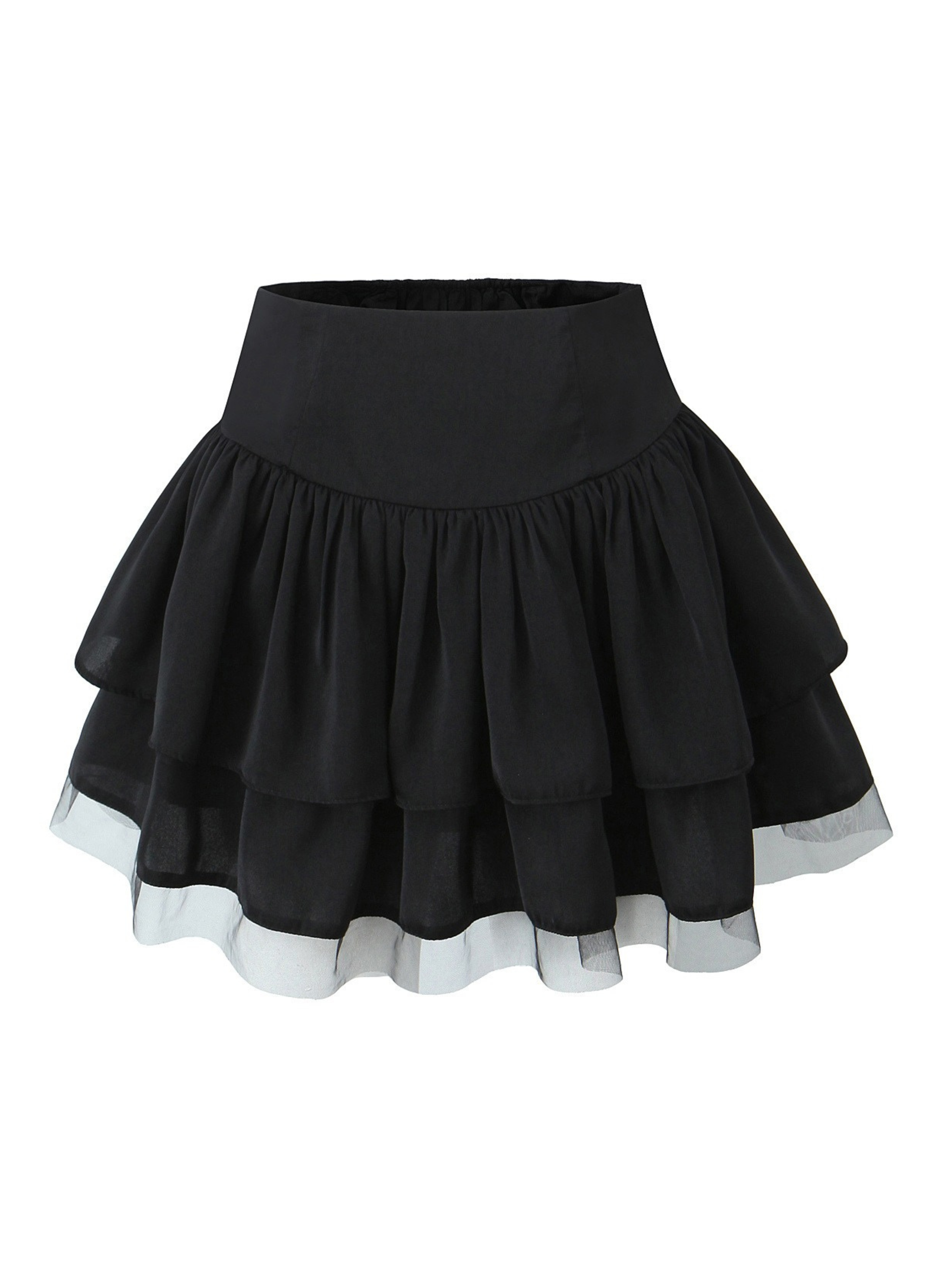 Samira Layered Ruffle Mini Skirt