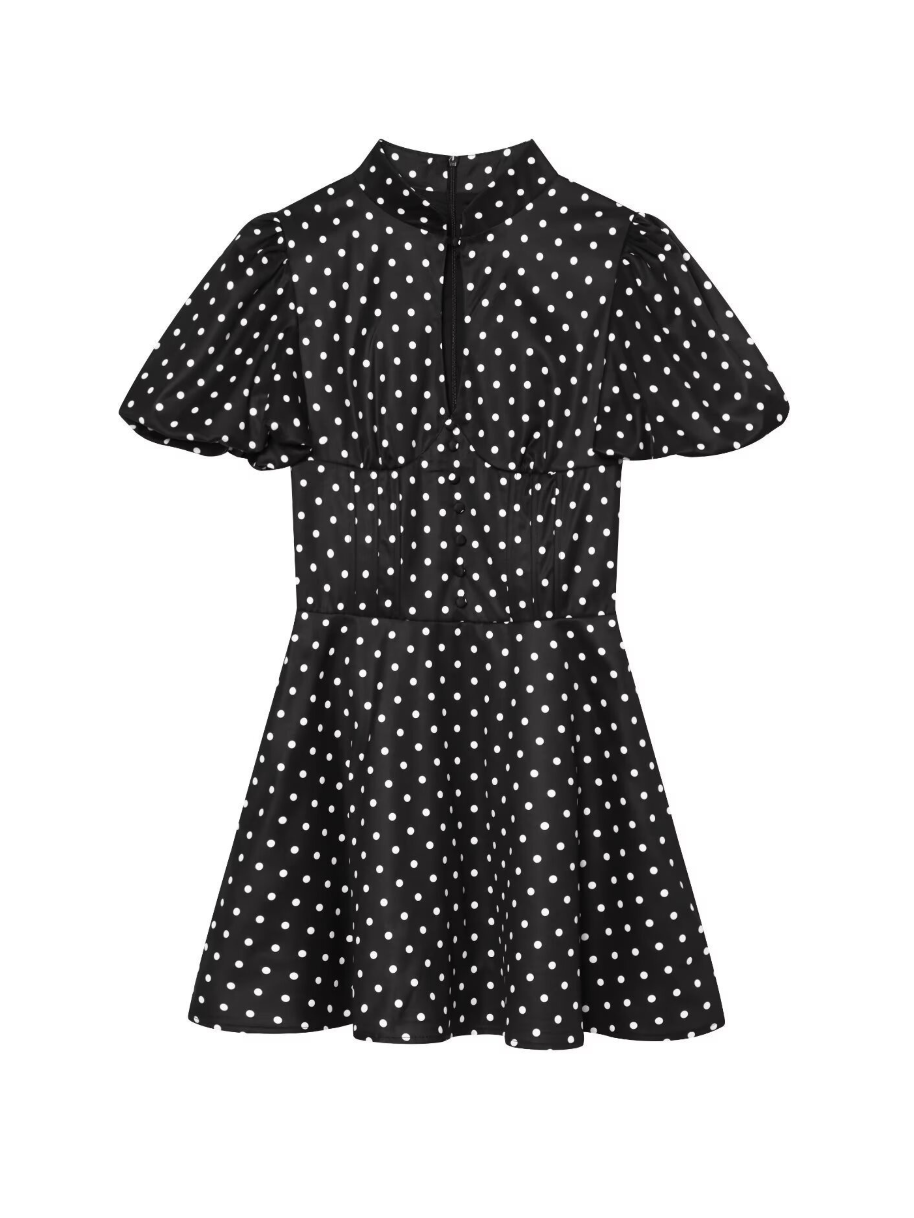 Mirel Colette Polka Dot Mini Dress