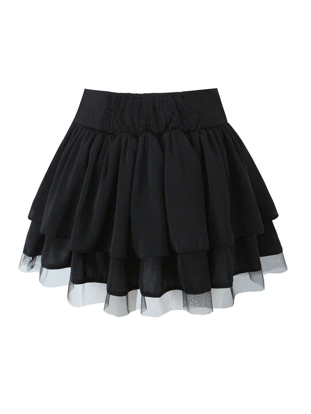 Samira Layered Ruffle Mini Skirt