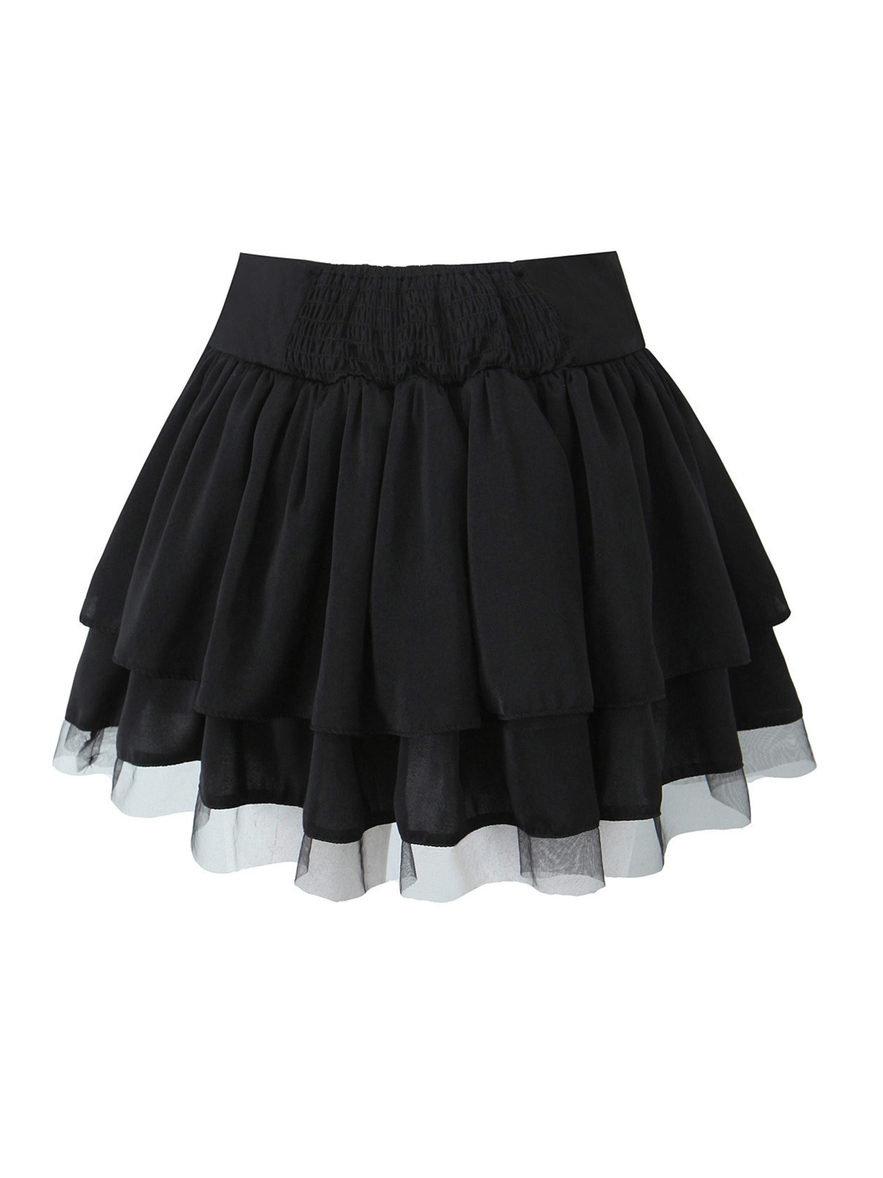 Samira Layered Ruffle Mini Skirt
