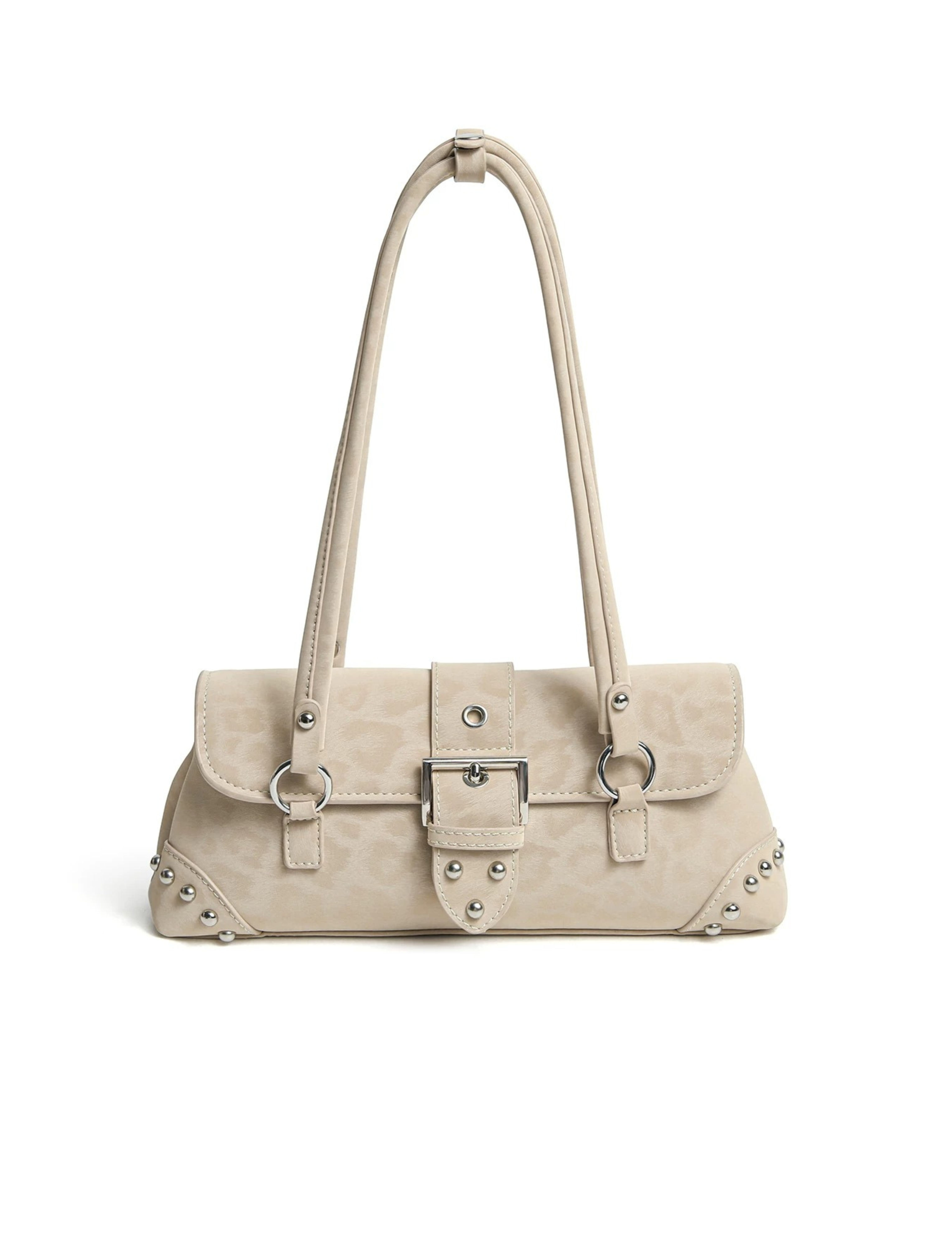 Vintage Studded Shoulder Bag