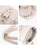 Sylvia Studded Buckle Shoulder Bag