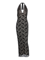 Katya Lace Halter Maxi Dress