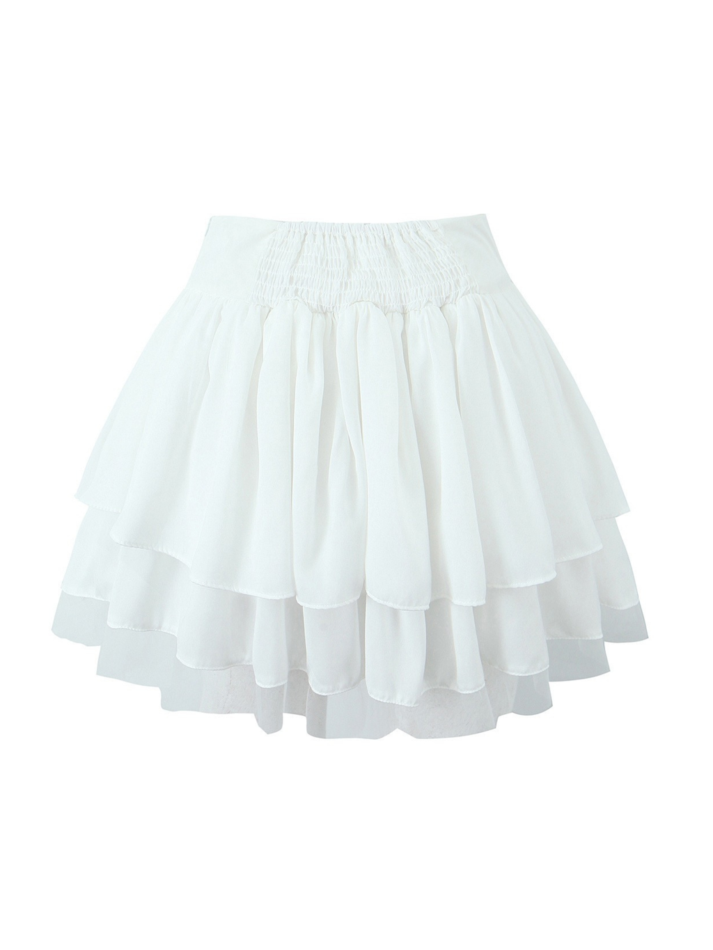Samira Layered Ruffle Mini Skirt