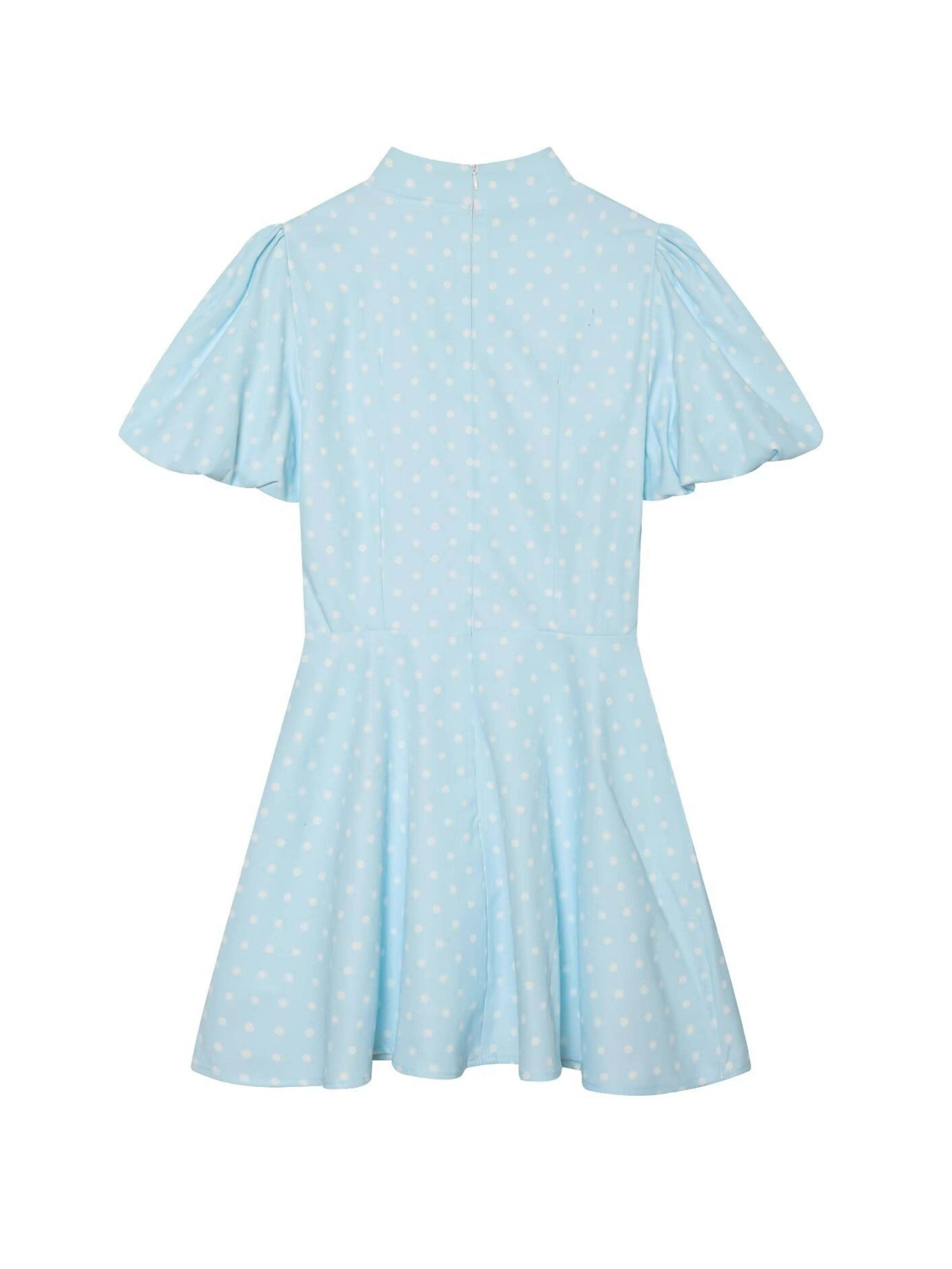 Mirel Colette Polka Dot Mini Dress