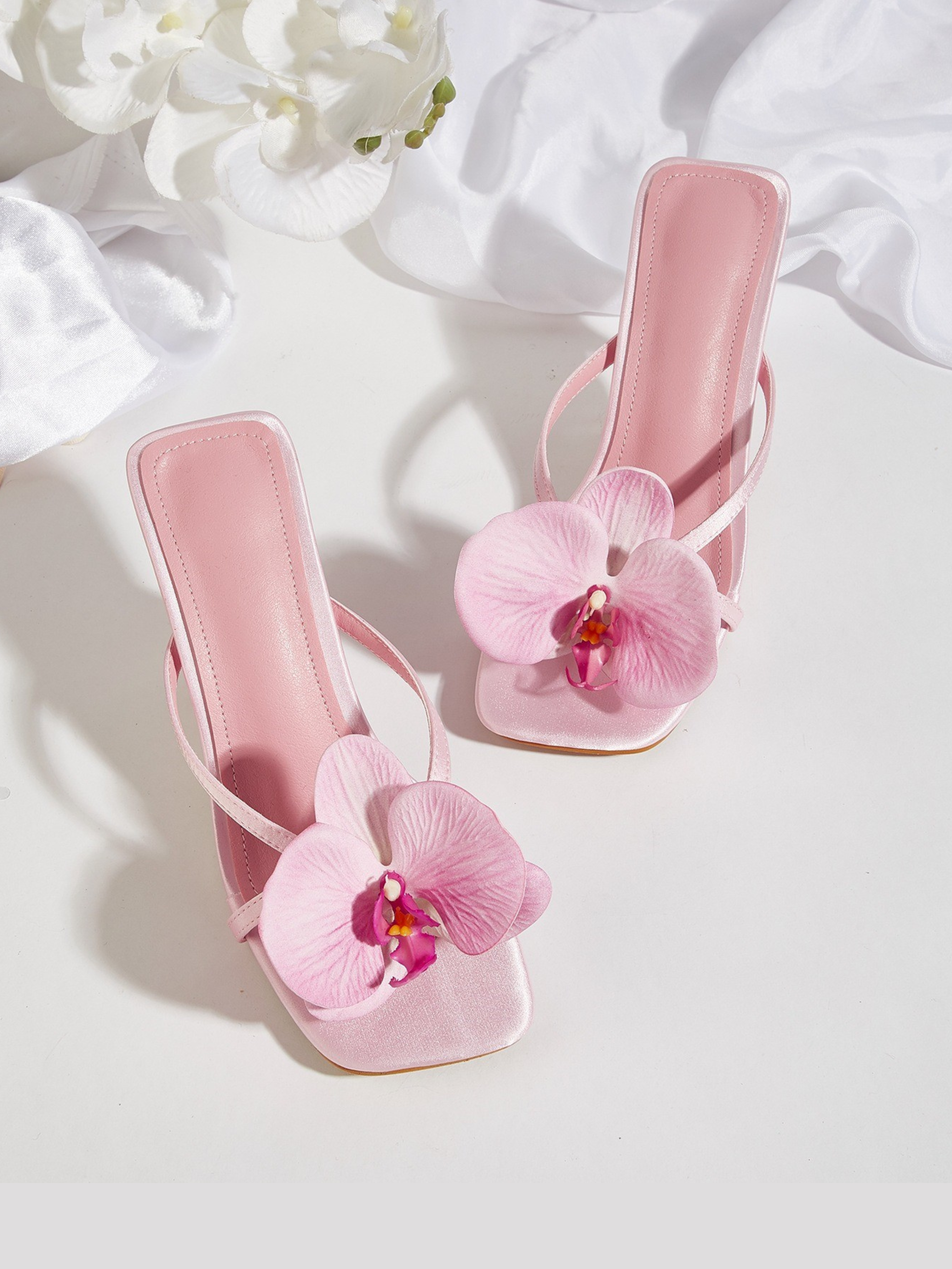 Orelia Floral Heeled Sandals
