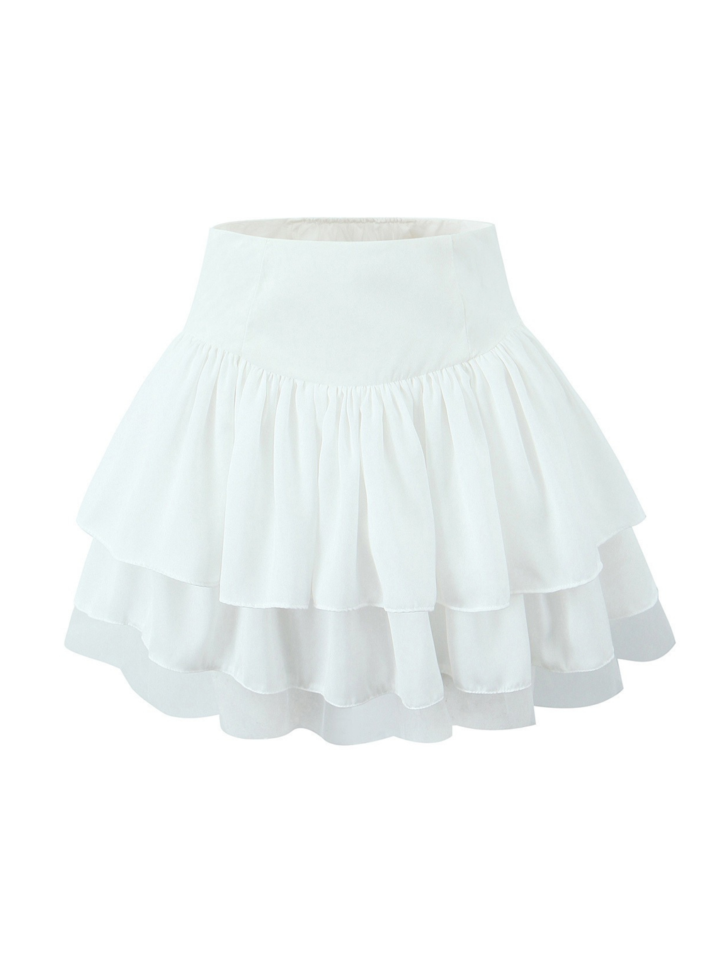 Samira Layered Ruffle Mini Skirt