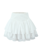 Samira Layered Ruffle Mini Skirt