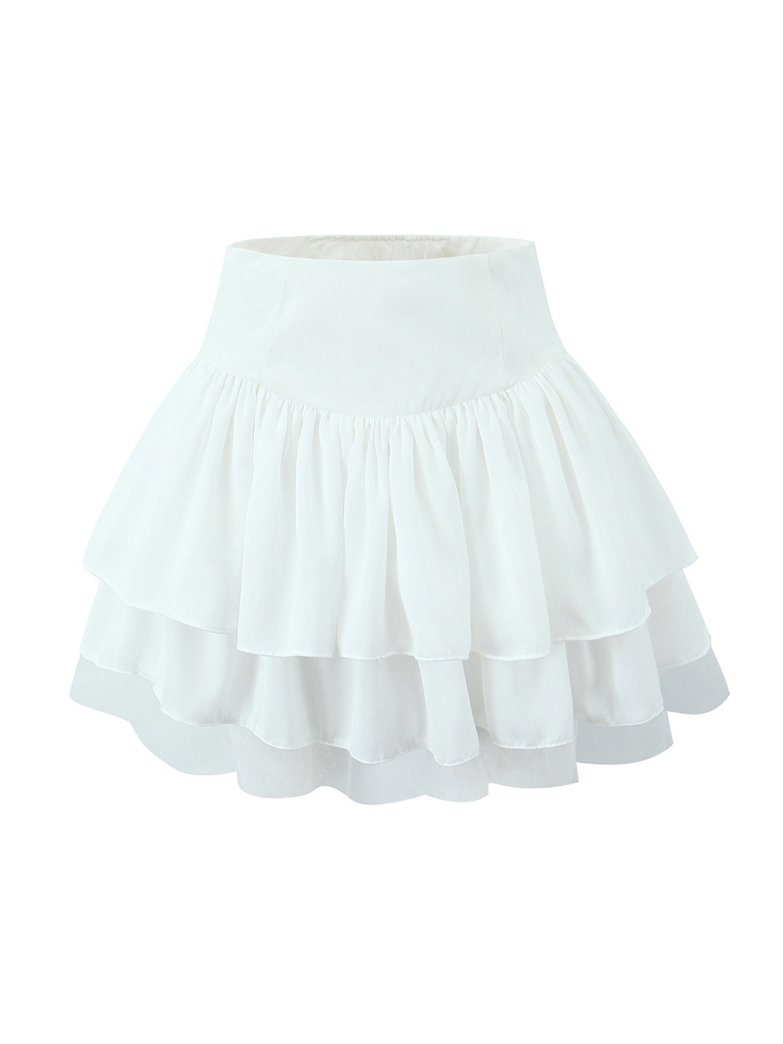 Samira Layered Ruffle Mini Skirt
