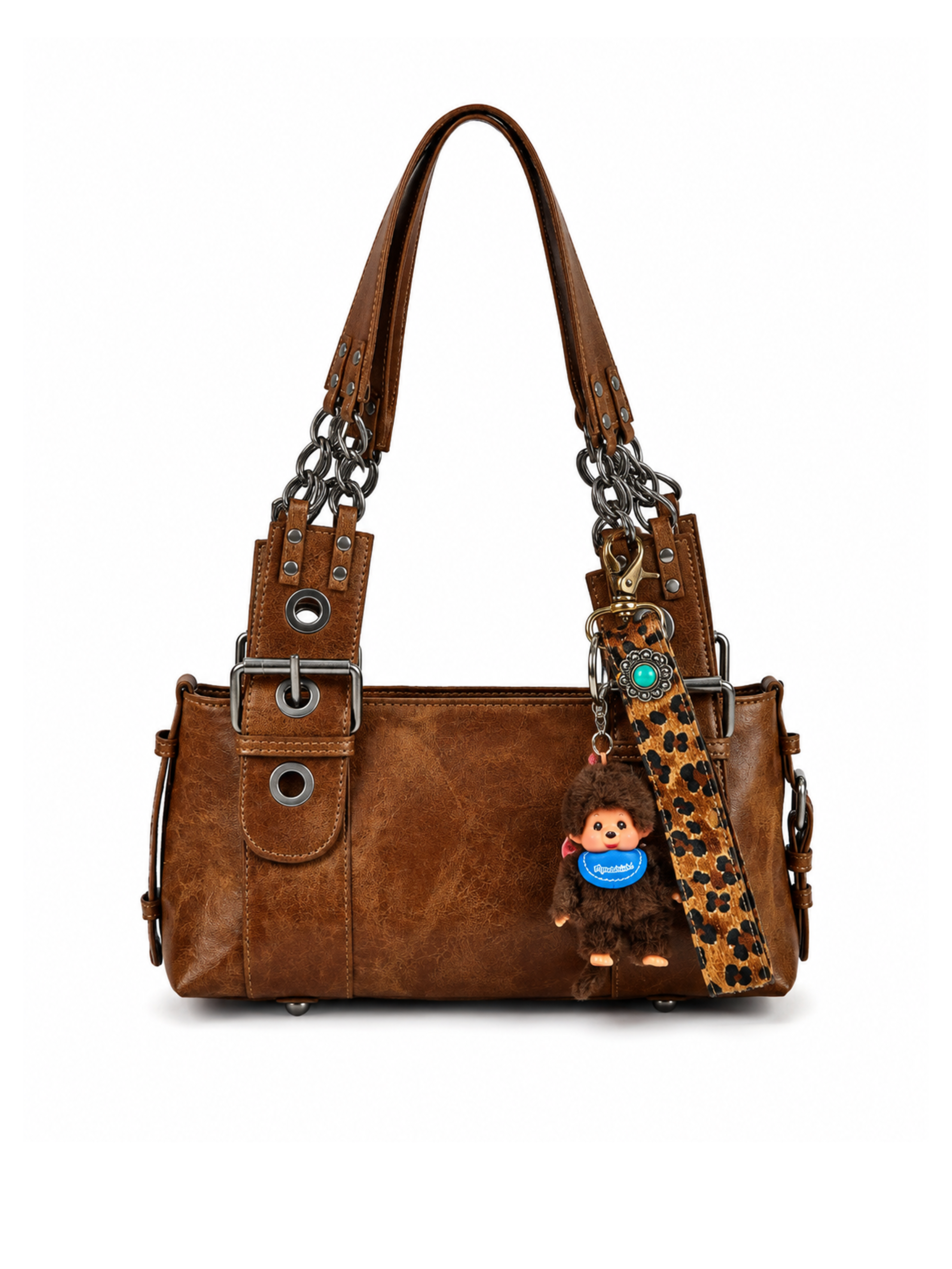 Rhea Vintage Chain Strap Shoulder Bag
