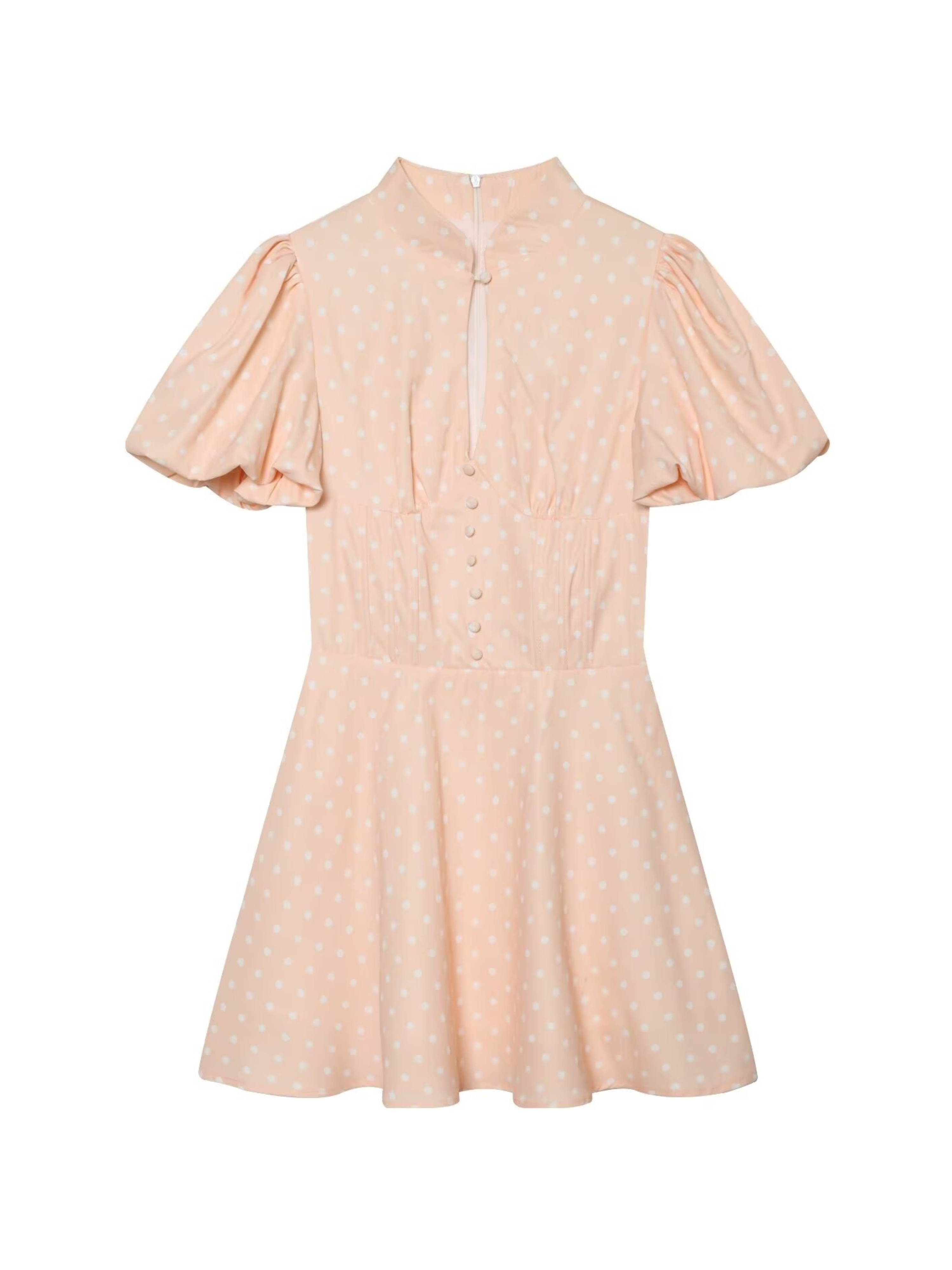 Mirel Colette Polka Dot Mini Dress
