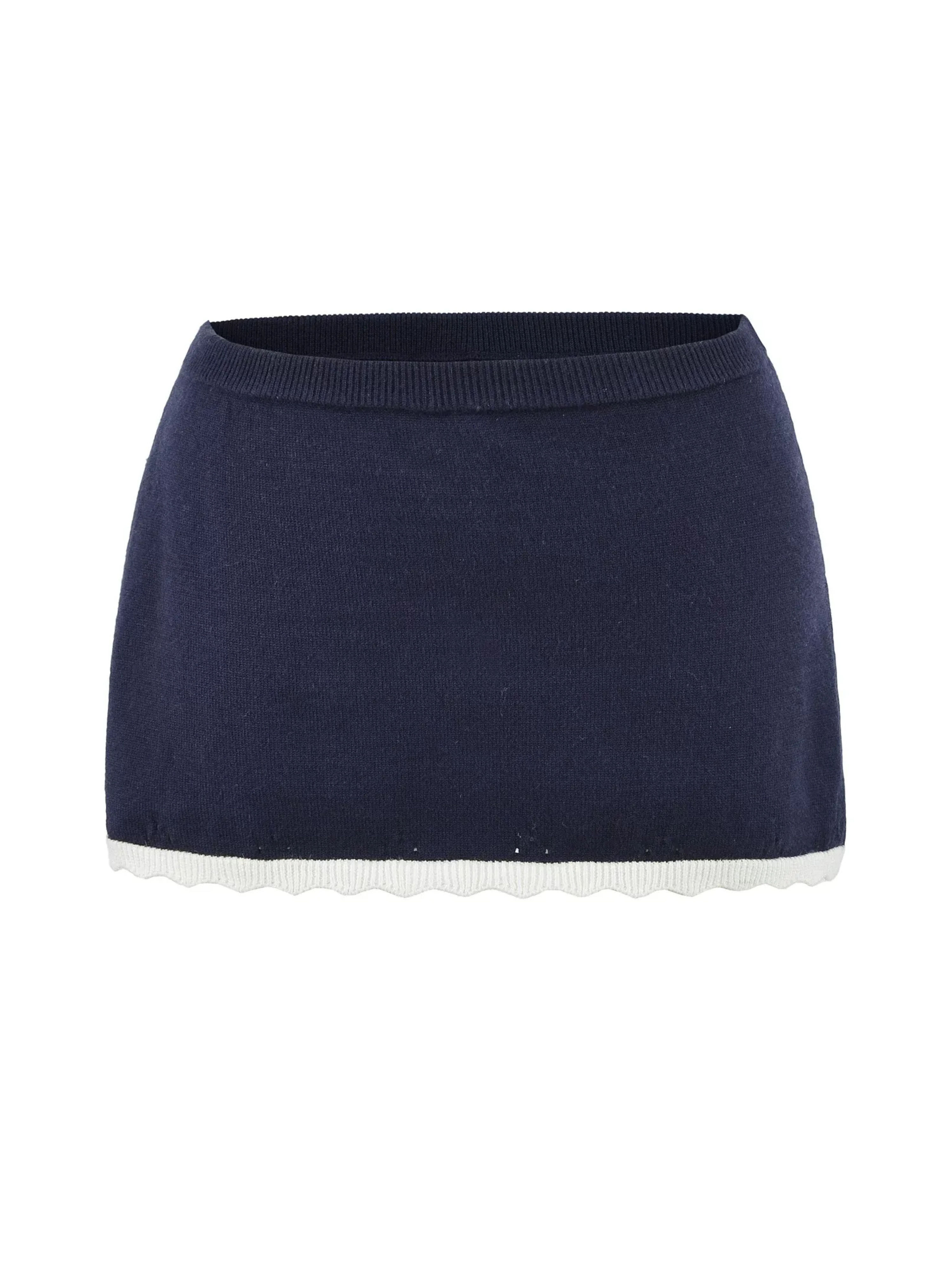 Zoya Eyelet Knit Top & Mini Skirt Set