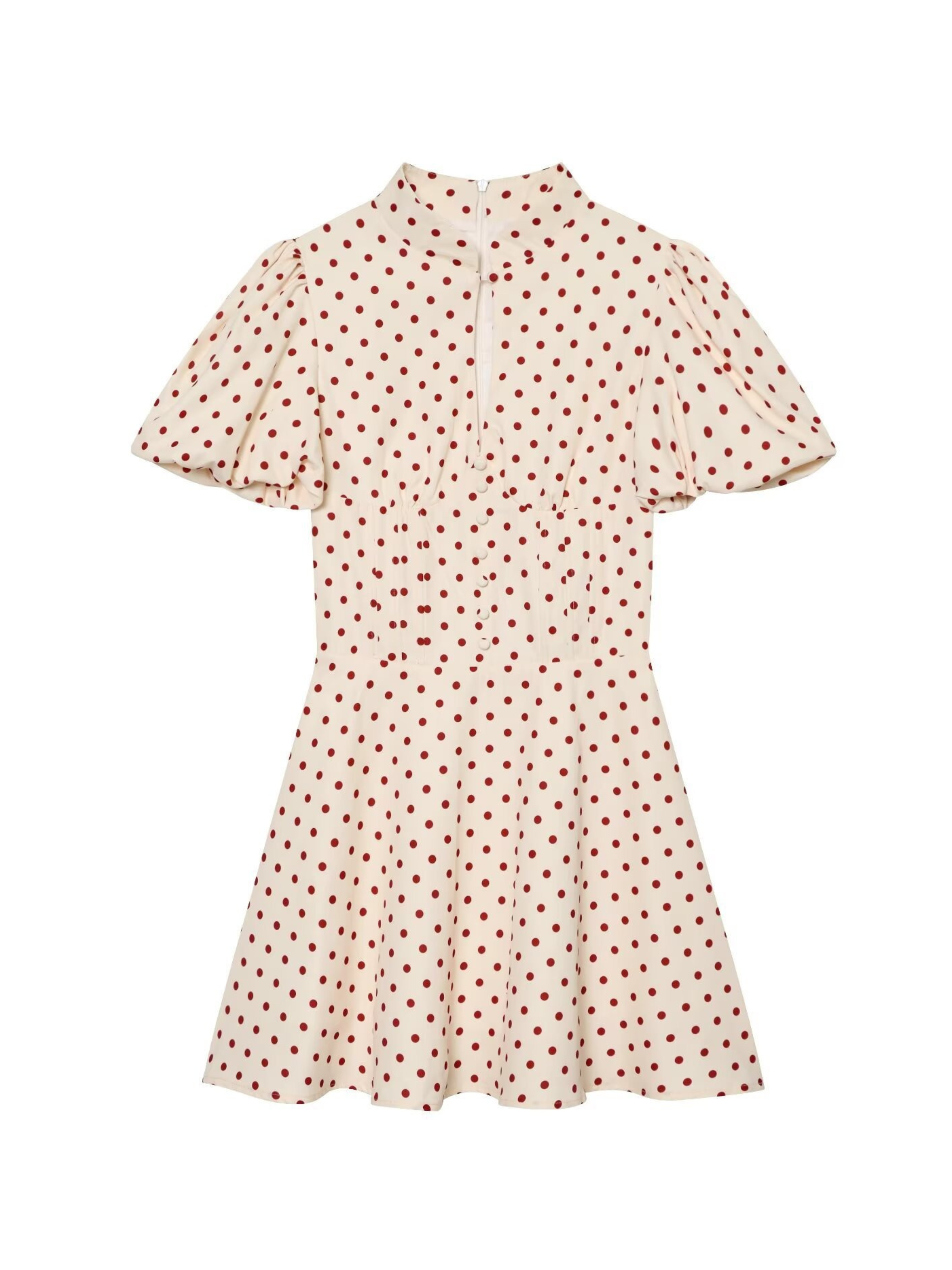 Mirel Colette Polka Dot Mini Dress