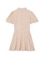 Mirel Colette Polka Dot Mini Dress