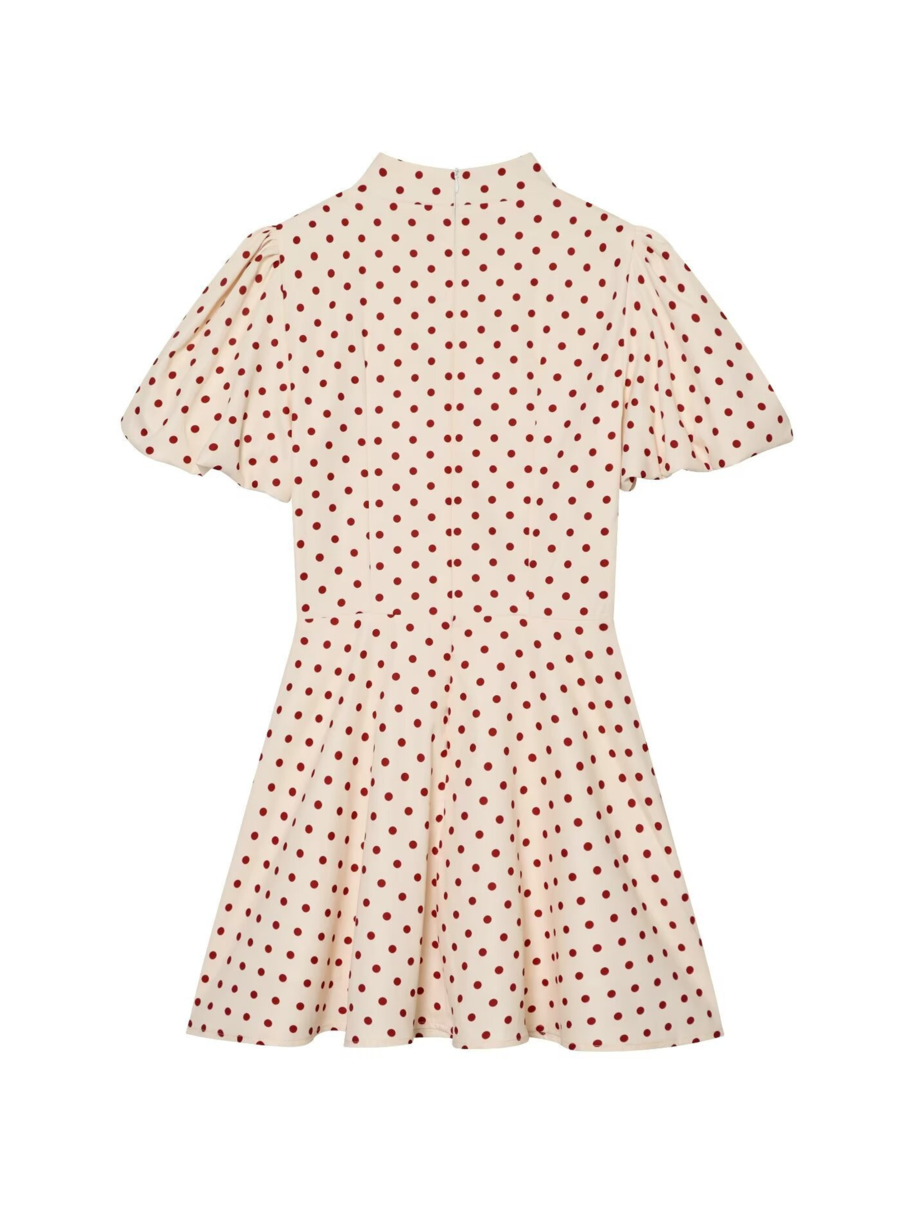 Mirel Colette Polka Dot Mini Dress