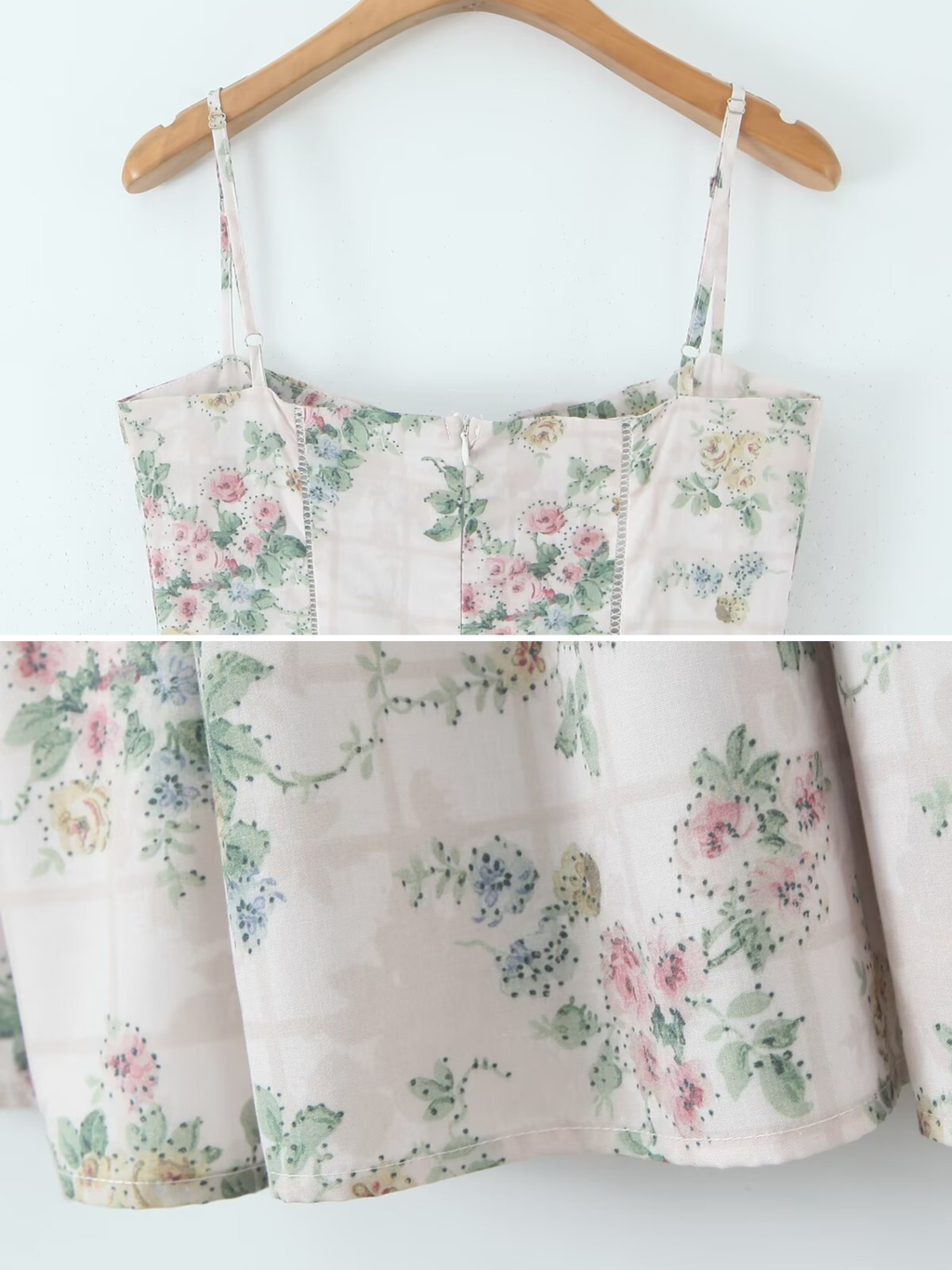 Naida Floral Corset Maxi Dress