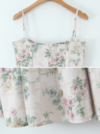 Naida Floral Corset Maxi Dress