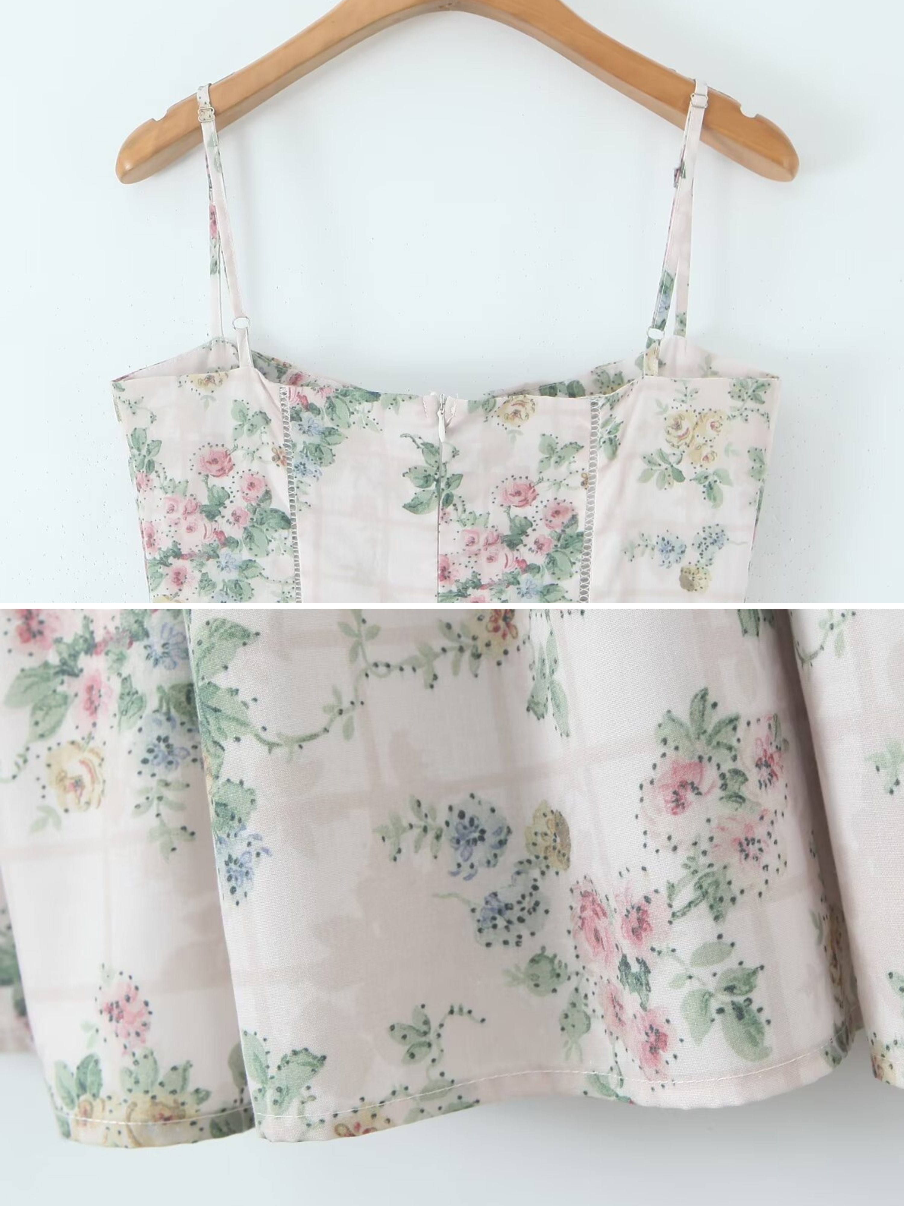 Naida Floral Corset Maxi Dress