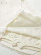 Zoya Eyelet Knit Top & Mini Skirt Set