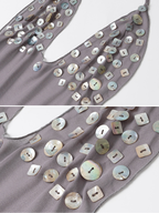 Selene Sequin Halter Mini Dress