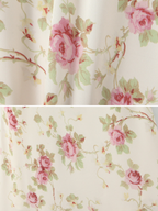 Sarya Lace Cup Floral Midi Dress