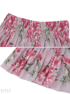 Nivra Mesh Two-Piece Skirt Set