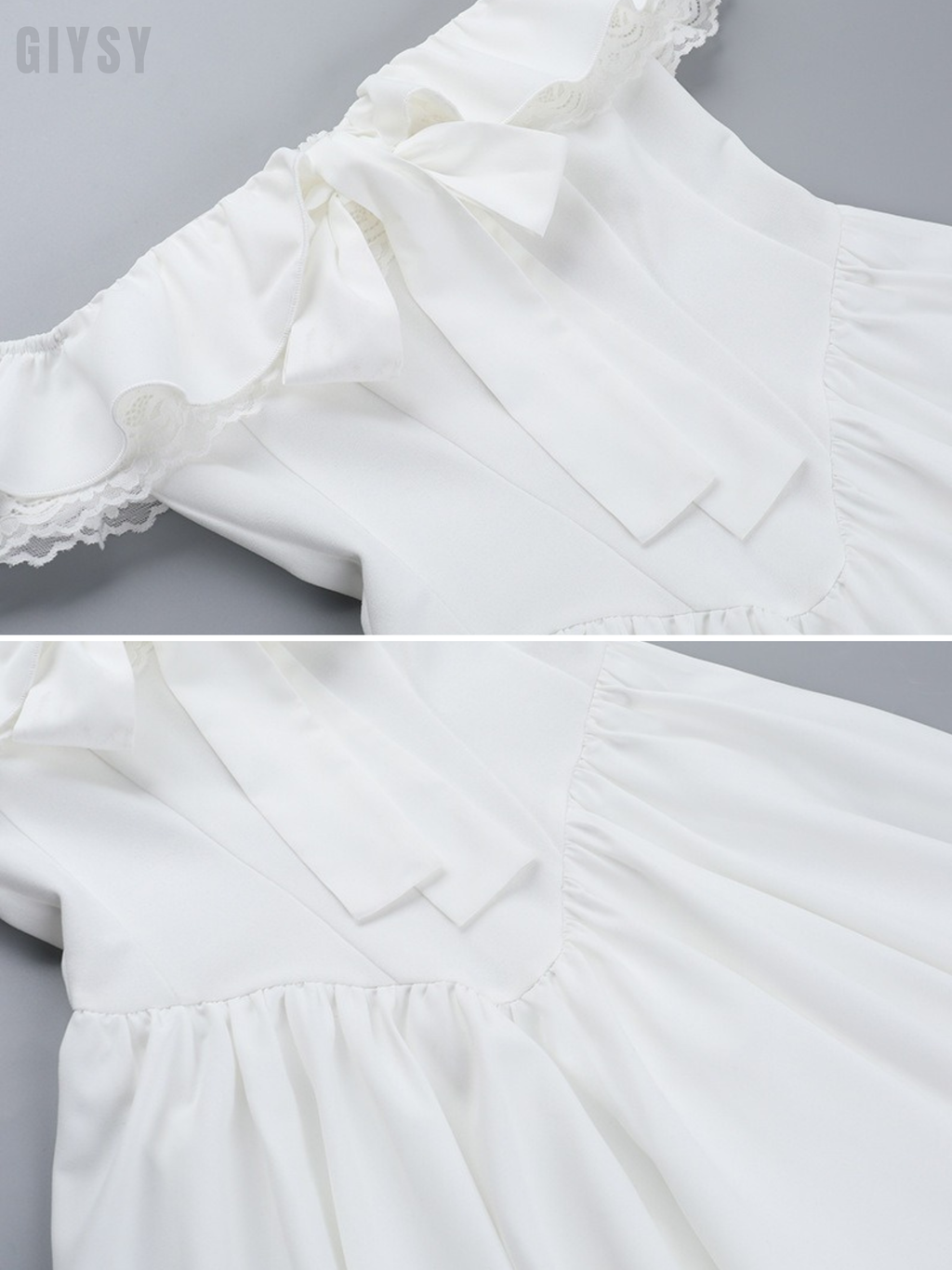 Vaelin Off Shoulder Bow Mini Dress