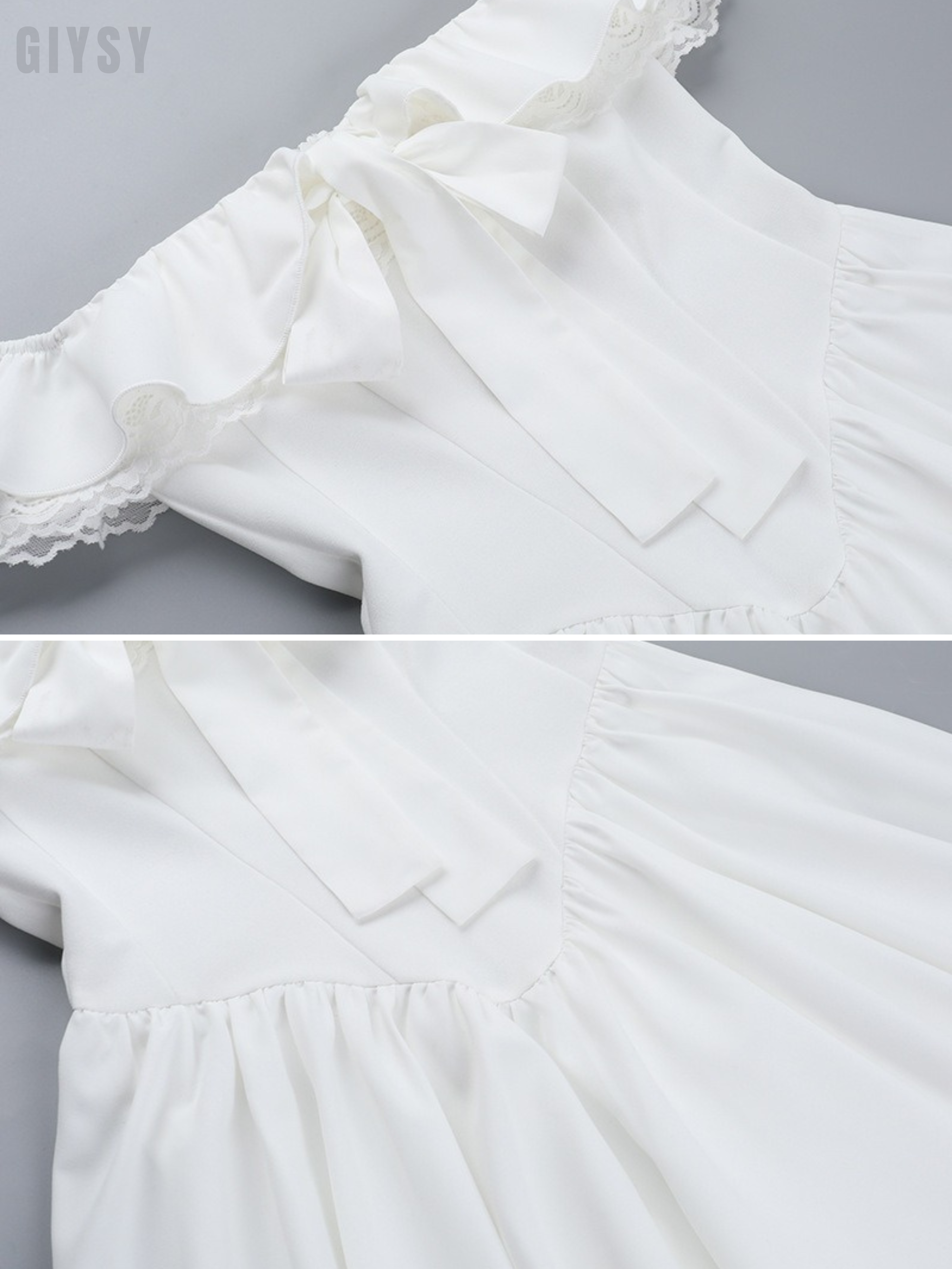 Vaelin Off Shoulder Bow Mini Dress