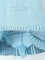 Solina Pleated Hem Mini Skort