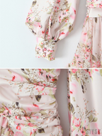 Nivya Floral Ruffle Mini Dress