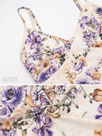 Tizra Cream Floral Cami Maxi Dress