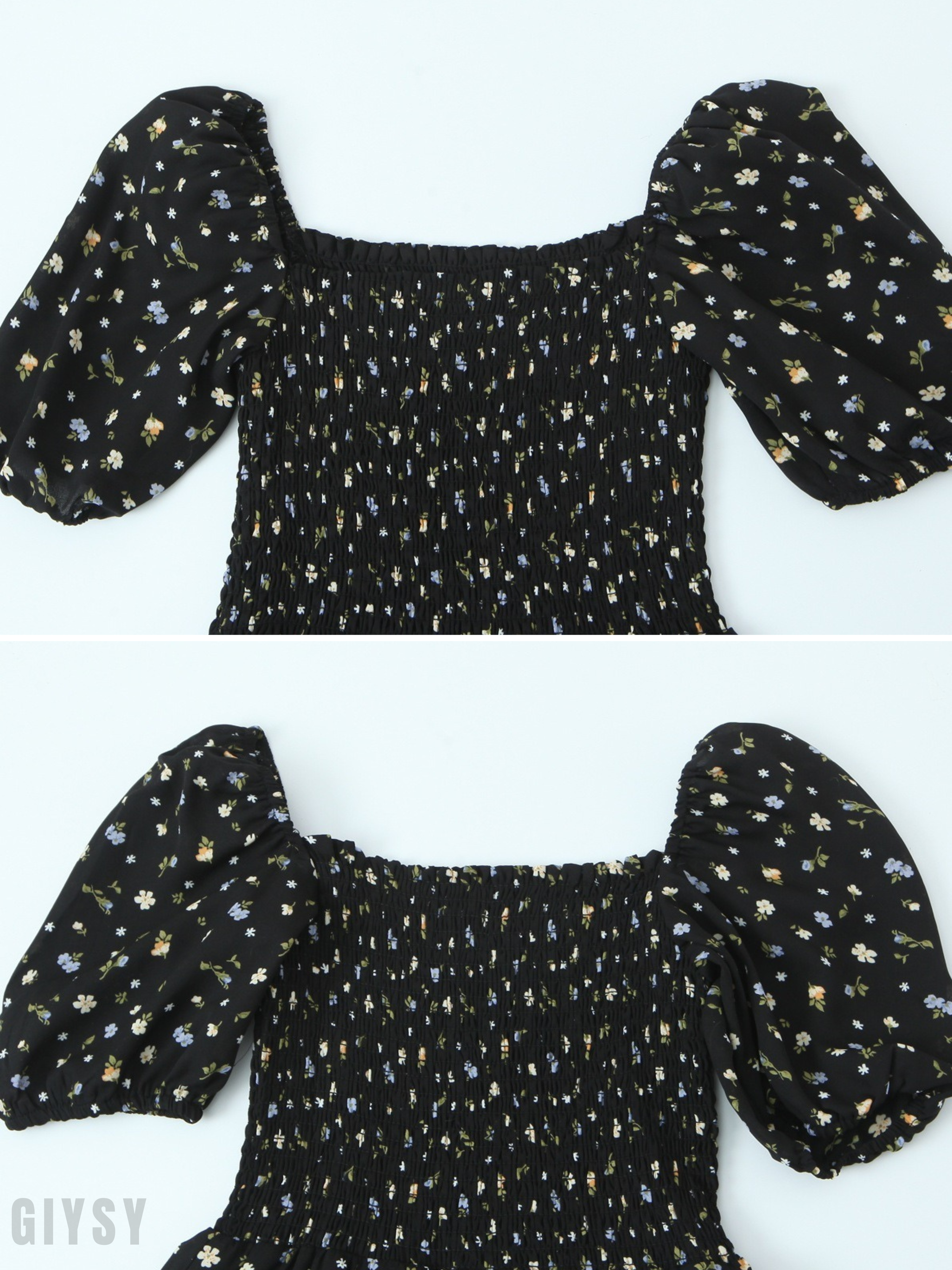 Orlina Floral Smocked Midi Dress