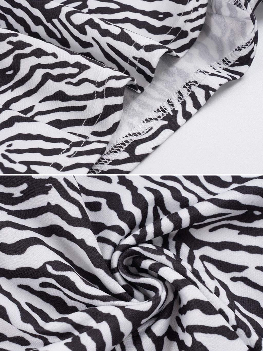 Sora Zebra Shorts Lounge Set