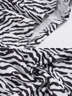 Sora Zebra Shorts Lounge Set