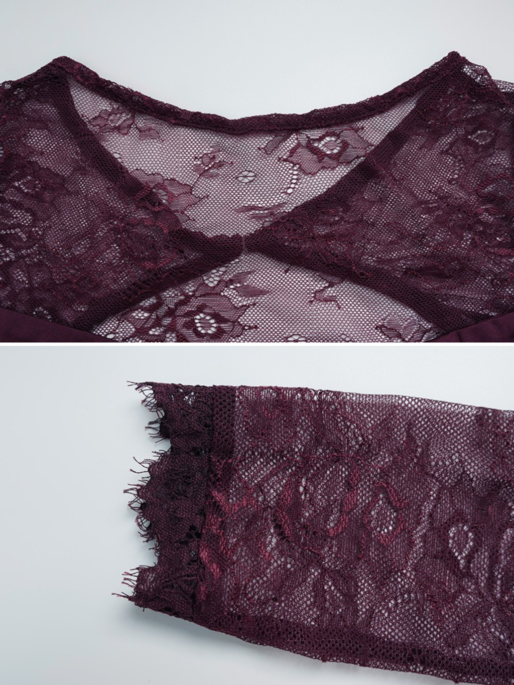 Morella Lace Ruched Mini Dress