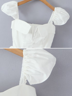 Elvin White Corset Mini Dress