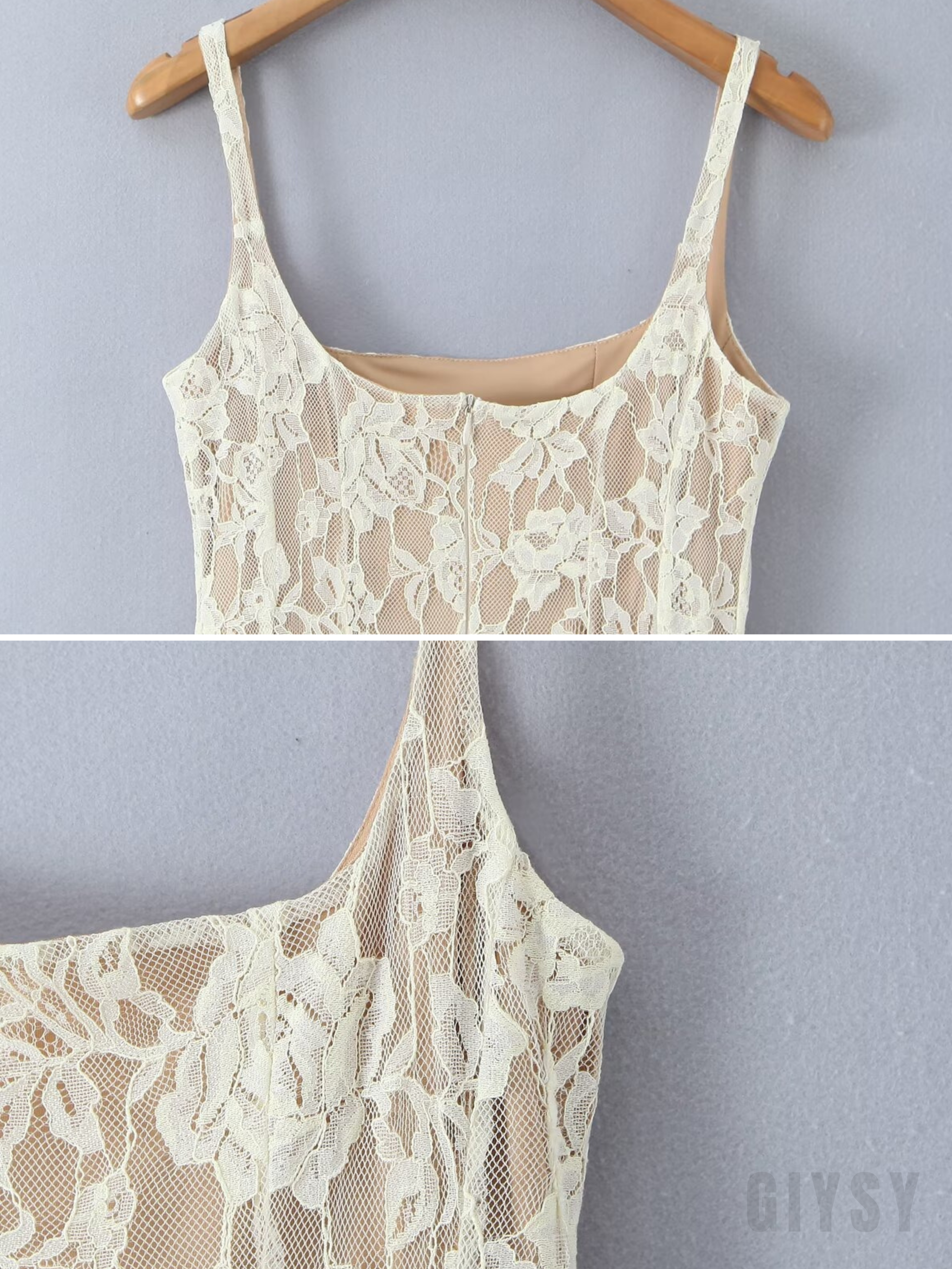Doria Lace Fit & Flare Mini Dress