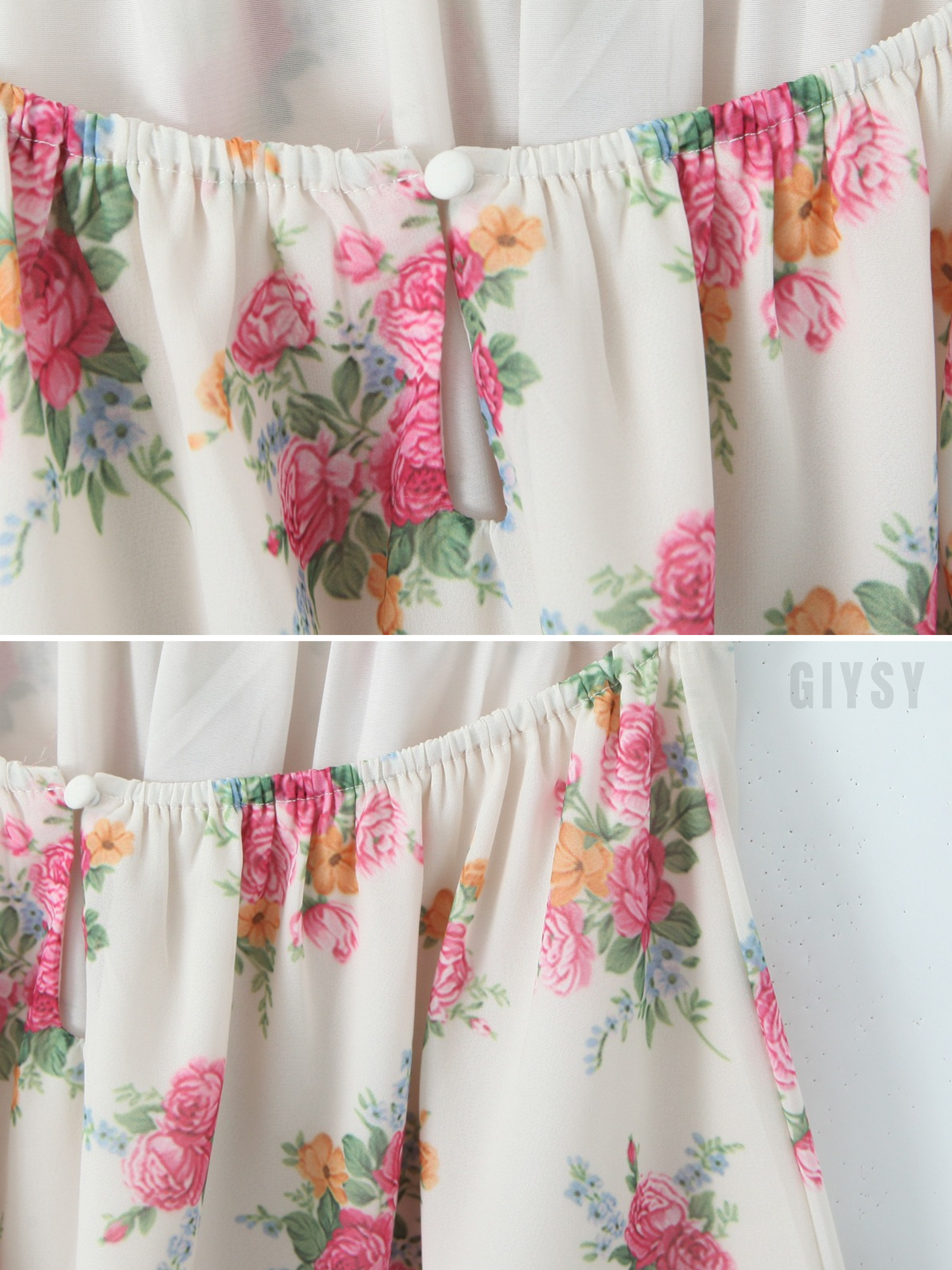 Rosalie Floral Open-Back Mini Dress