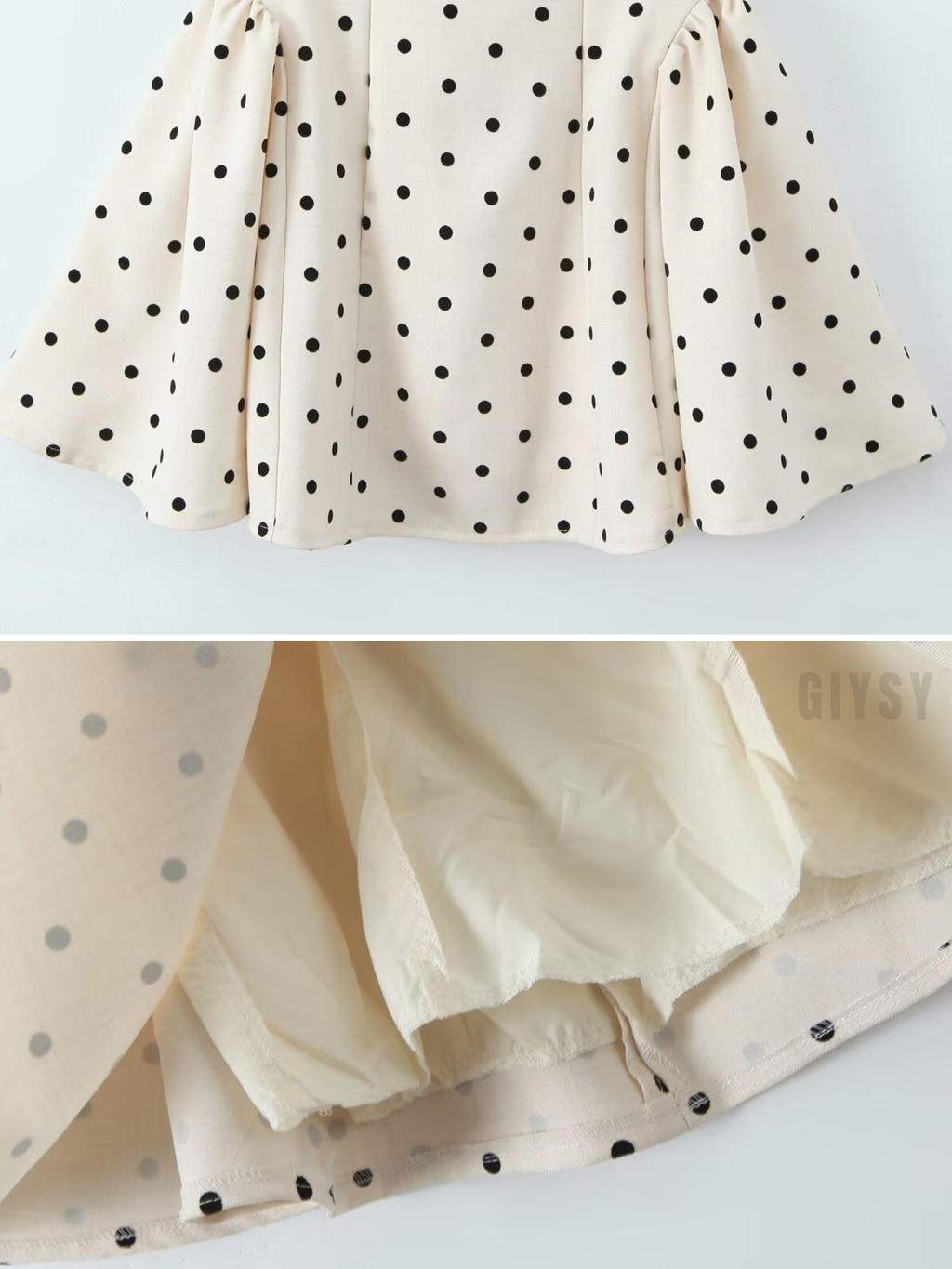 Melina Polka Dot Lace-Up Mini Dress