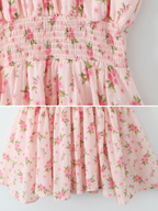 Selis Off-Shoulder Smocked Mini Dress