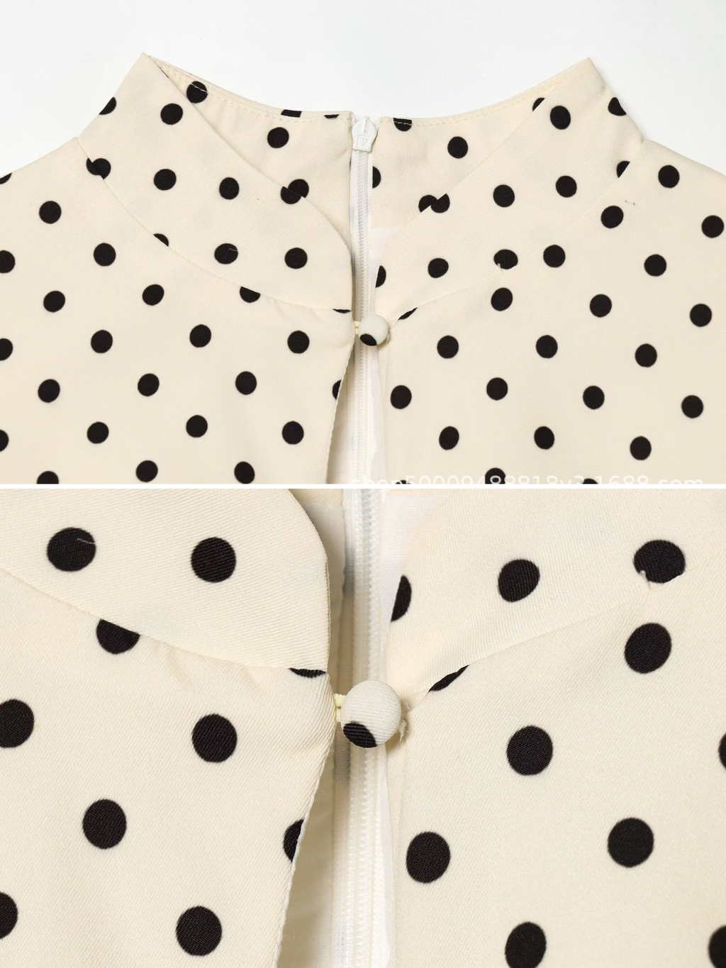 Mirel Colette Polka Dot Mini Dress