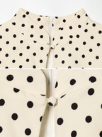 Mirel Colette Polka Dot Mini Dress