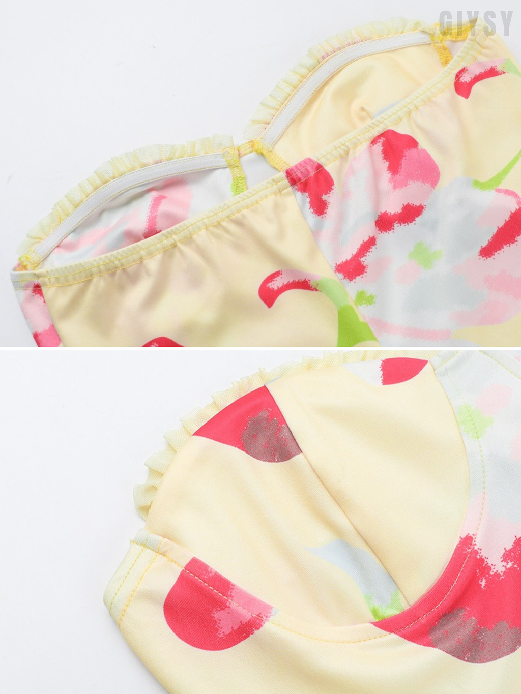 Oria Floral Strapless Mini Dress