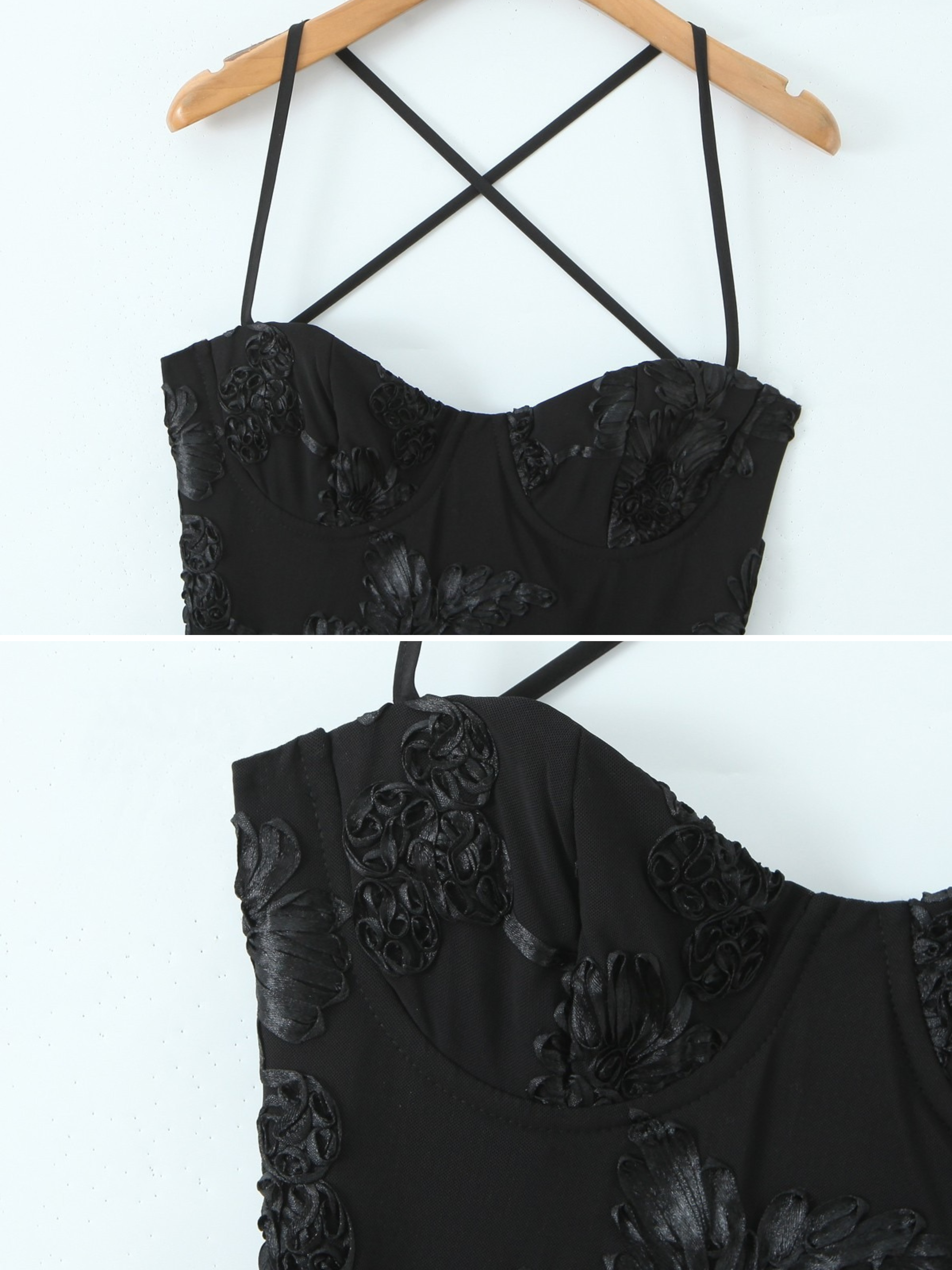 Mona Floral Embroidered Mini Dress