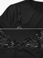 Tansy Lace Detail Layered Tee