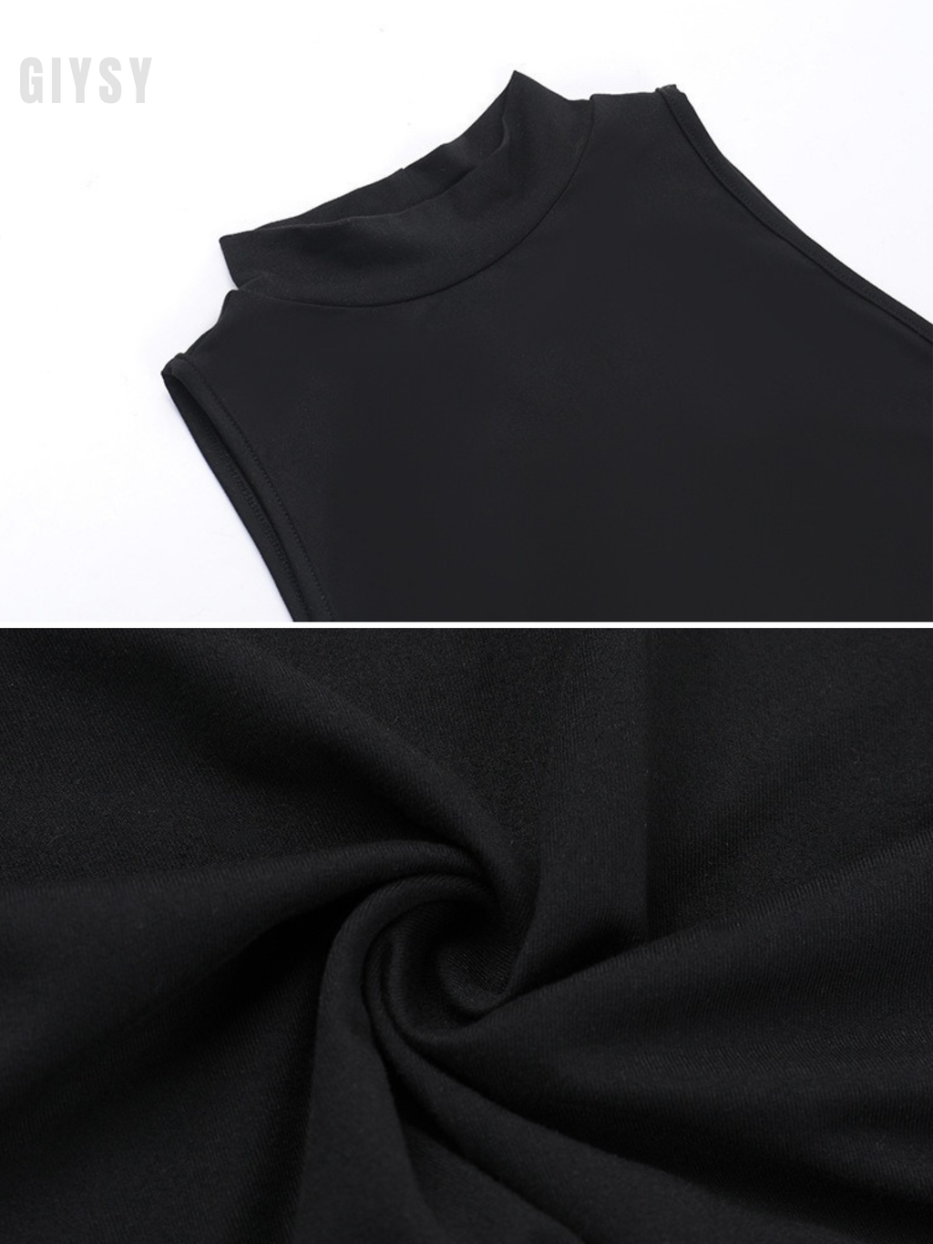 Hestia Mock Neck Mini Dress