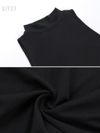 Hestia Mock Neck Mini Dress