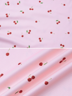 Giulia Cherry Print Mermaid Maxi Dress
