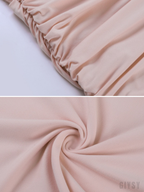 Elvan Strapless Ruched Maxi Dress